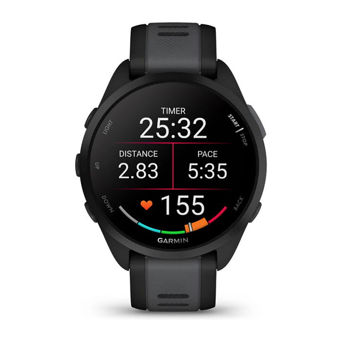 Garmin Forerunner 165 BL Smartwatch deportivo - Negro (010-02863-20) - Reloj para running con GPS