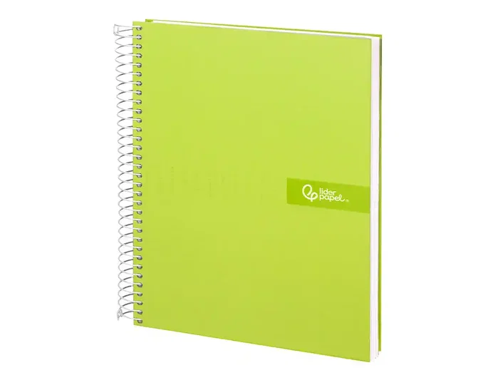 Liderpapel Cuaderno Espiral A4 Micro Crafty Verde 120 Hojas 90g Cuadro 5mm