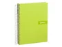 Liderpapel Cuaderno Espiral A4 Micro Crafty Verde 120 Hojas 90g Cuadro 5mm