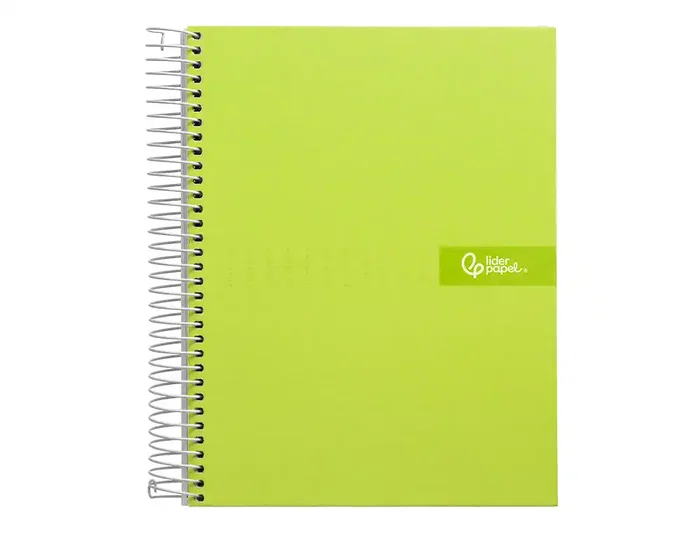 Liderpapel Cuaderno Espiral A4 Micro Crafty Verde 120 Hojas 90g Cuadro 5mm
