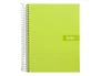Liderpapel Cuaderno Espiral A4 Micro Crafty Verde 120 Hojas 90g Cuadro 5mm