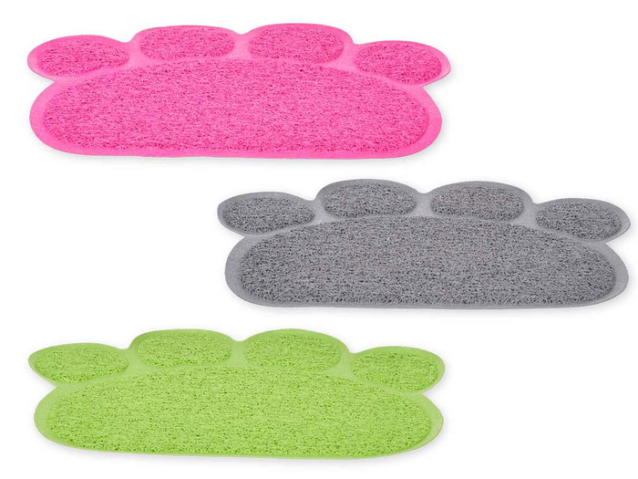 MASCOW Alfombra Goma Huellas Fucsia, Gris, Menta Surtido 36.5 cm x 0.5 cm x 30 cm (Set de 24) MASCOW Alfombra Goma Huellas Fucsia, Gris, Menta Surtido 36.5 cm x 0.5 cm x 30 cm (Set de 24)