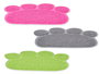 MASCOW Alfombra Goma Huellas Fucsia, Gris, Menta Surtido 36.5 cm x 0.5 cm x 30 cm (Set de 24)