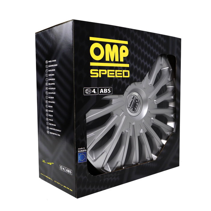 Omp Tapacubos Stinger Plata 14 Pulgadas OMPS07021402