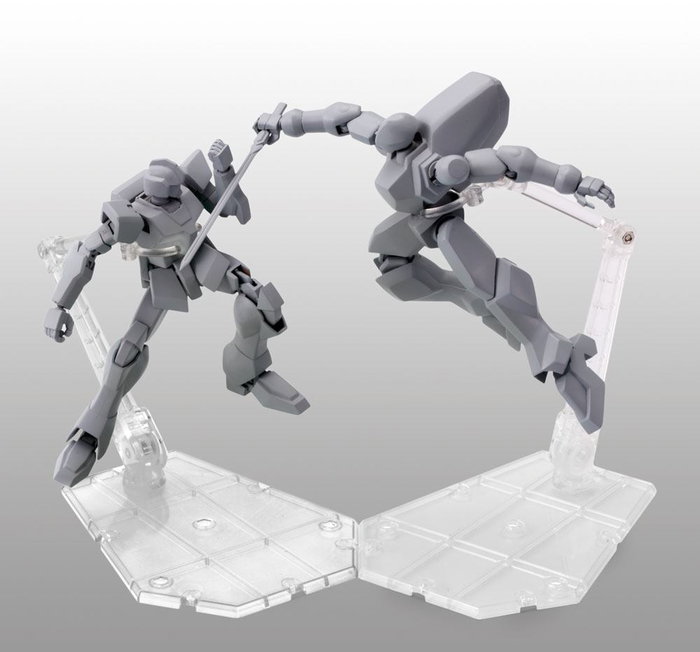 Bandai Tamashii Nations Tamashii Stage Caballete para Figuras Act.5 for Mechanics Clear 14 cm
