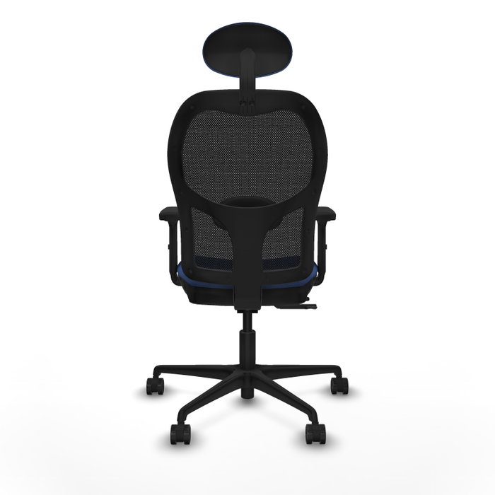 PIQUERAS Y CRESPO Silla de oficina Jorquera con mecanismo Sincro/Traslack, Azul marino y Negro PIQUERAS Y CRESPO Silla de oficina Jorquera con mecanismo Sincro/Traslack, Azul marino y Negro