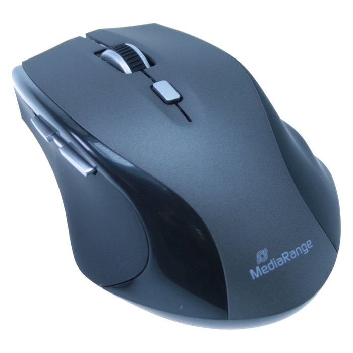 MEDIARANGE Ratón óptico inalámbrico con 5 botones y rueda de desplazamiento MEDIARANGE Ratón óptico inalámbrico con 5 botones y rueda de desplazamiento
