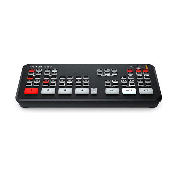 Blackmagic Design ATEM SDI PRO ISO - Mezclador de Video HD/SD con Streaming Ethernet, Full HD 1080p60, 10/100/1000Base-T(X) Blackmagic Design ATEM SDI PRO ISO - Mezclador de Video HD/SD con Streaming Ethernet, Full HD 1080p60, 10/100/1000Base-T(X)