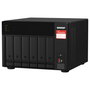 QNAP TVS-675-8G NAS de 6 bahías, Torre, Procesador ZhaoXin KaiXian KX-U6580 8 núcleos 2.5 GHz, 8 GB DDR4, 6x SATA, 2x M.2, 2x LAN 2.5GbE, QuTS hero
