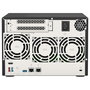 QNAP TVS-675-8G NAS de 6 bahías, Torre, Procesador ZhaoXin KaiXian KX-U6580 8 núcleos 2.5 GHz, 8 GB DDR4, 6x SATA, 2x M.2, 2x LAN 2.5GbE, QuTS hero