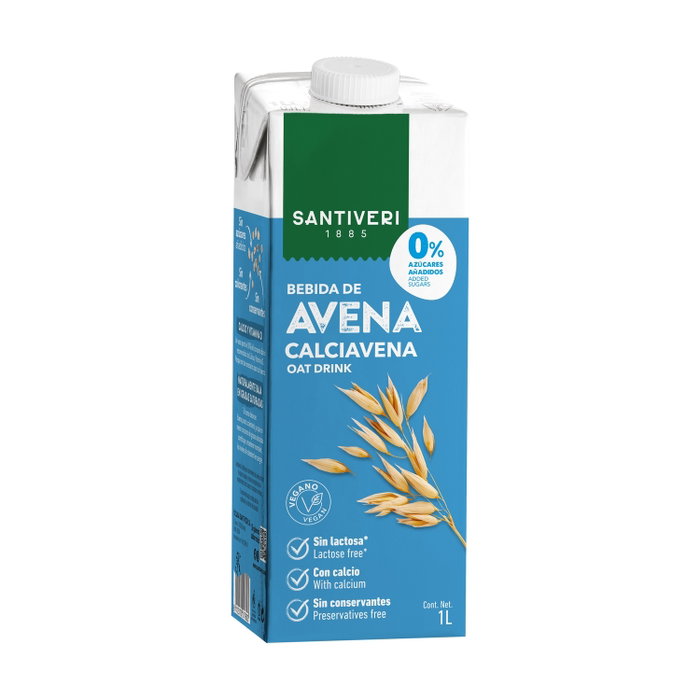Santiveri Bebida de Avena Calcivena 1L Ecológica Enriquecida con Calcio Santiveri Bebida de Avena Calcivena 1L Ecológica Enriquecida con Calcio