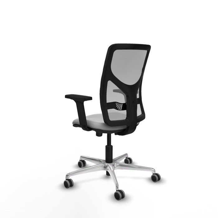 PIQUERAS Y CRESPO Silla de oficina Motilla Gris con mecanismo Sincro/Traslack