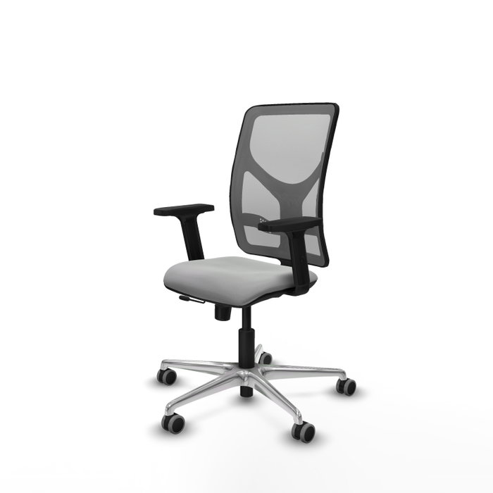 PIQUERAS Y CRESPO Silla de oficina Motilla Gris con mecanismo Sincro/Traslack