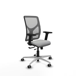 PIQUERAS Y CRESPO Silla de oficina Motilla Gris con mecanismo Sincro/Traslack