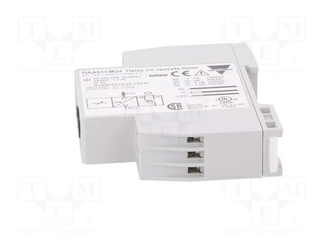 CARLO GAVAZZI DAA51CM24 Relé de tiempo SPDT 24VDC CARLO GAVAZZI DAA51CM24 Relé de tiempo SPDT 24VDC
