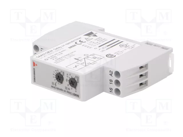 CARLO GAVAZZI DAA51CM24 Relé de tiempo SPDT 24VDC CARLO GAVAZZI DAA51CM24 Relé de tiempo SPDT 24VDC