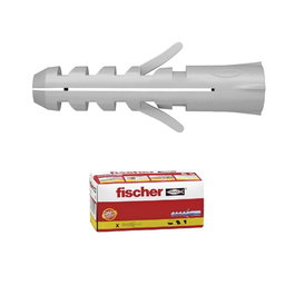 Fischer S 5Mm Nylon Para Tornillos De 3-4Mm Med.Taco 7-30 Tacos de Nylon para Tornillos