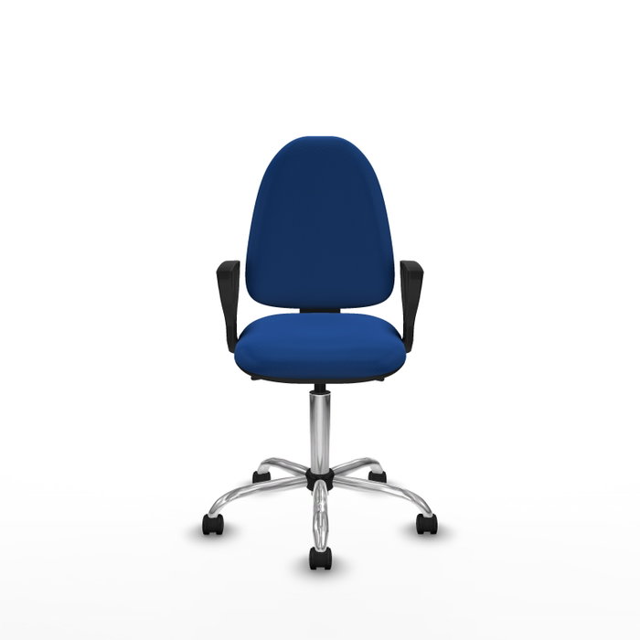 PIQUERAS Y CRESPO Silla de oficina Aýna Azul con mecanismo Asincro