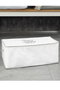Aberto Design Cesta de Fieltro ALS-04195 Blanca 65x45x24 cm