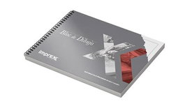 IMPREX Set de 5 Blocs de Dibujo Folio Prolongado con Recuadro, 20 Hojas de 135 gr