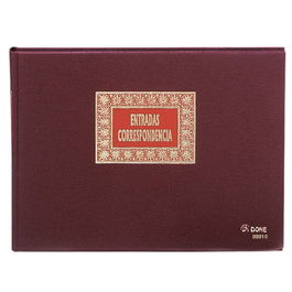 Dohe Libro de Registros Entrada Correspondencia 09910 Folio Apaisado 100 Hojas