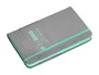 Antartik Cuaderno Tapa Dura A6 100 Hojas Lisas Gris y Turquesa 80gr FSC