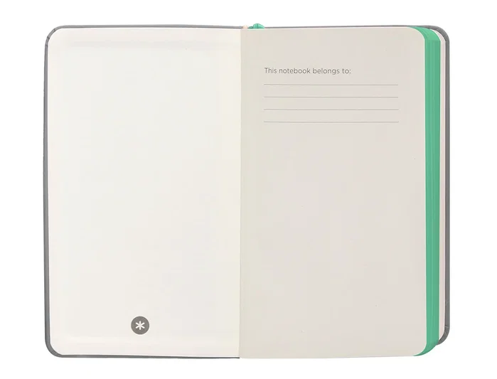 Antartik Cuaderno Tapa Dura A6 100 Hojas Lisas Gris y Turquesa 80gr FSC Antartik Cuaderno Tapa Dura A6 100 Hojas Lisas Gris y Turquesa 80gr FSC