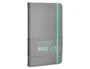 Antartik Cuaderno Tapa Dura A6 100 Hojas Lisas Gris y Turquesa 80gr FSC