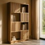 Mueble Auxiliar Natural Madera de Teca 100 X 35 X 168 cm