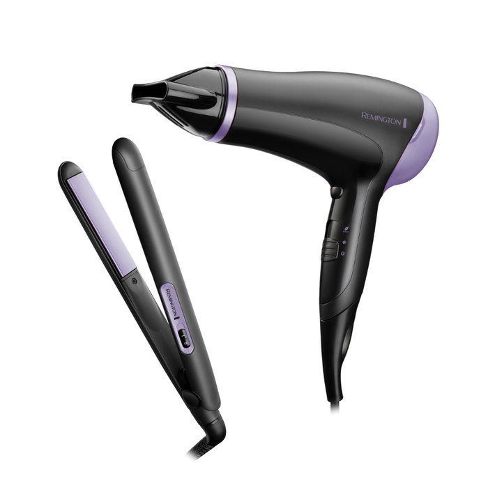 Remington Style Essentials Set de Secador y Plancha de Pelo de 2000 W