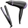Remington Set de plancha de pelo y secador de pelo Essentials de 2000W
