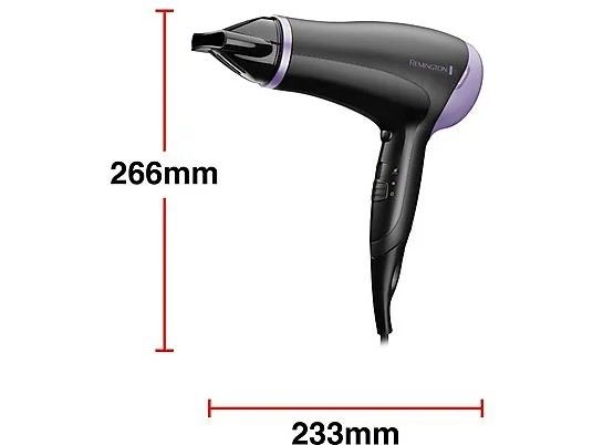 Remington Set de plancha de pelo y secador de pelo Essentials de 2000W