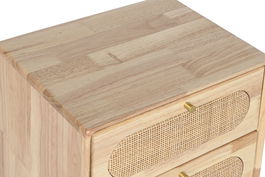 DKD Home Decor Cajonera Scandi Natural 3 Cajones 30 x 63 x 40 cm