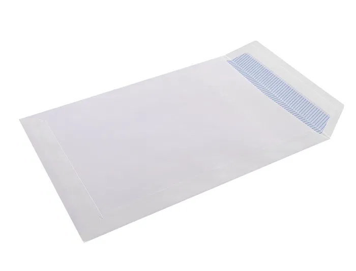Liderpapel Bolsa N.15 Blanco B5 176x250 mm Tira de Silicona Caja 500 Unidades