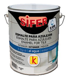 Kolman Esmalte para Azulejos al Agua Blanco Brillo 750 ml
