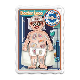 Jugatoys - enfamilia Juego Doctor Loco ¡opera al paciente! 30x26x5 cm