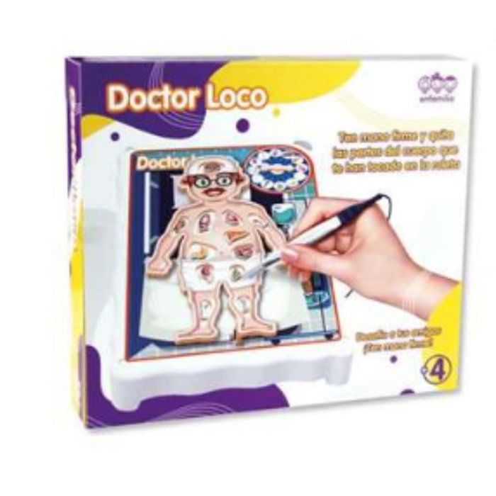 Jugatoys - enfamilia Juego Doctor Loco ¡opera al paciente! 30x26x5 cm