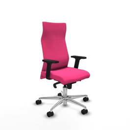 PIQUERAS Y CRESPO Sillón Albacete Rosa con Mecanismo Sincro
