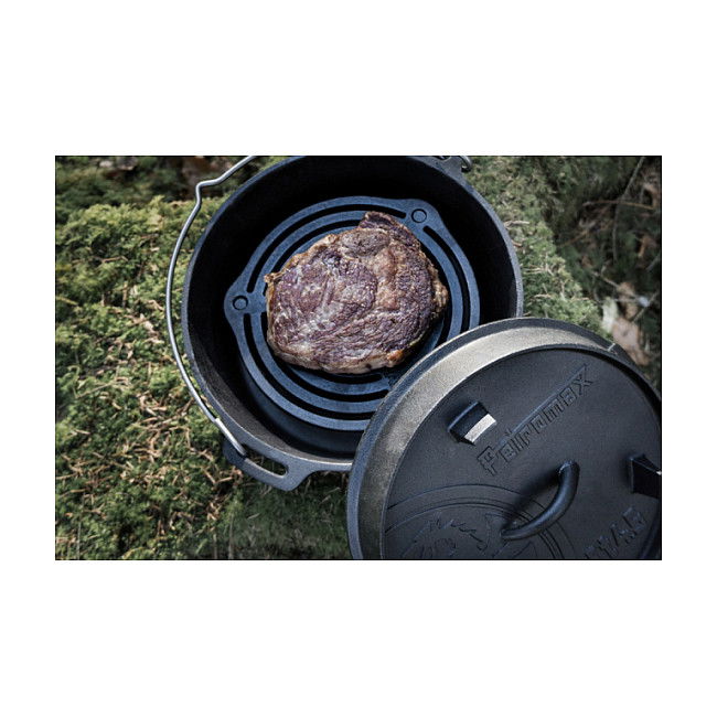 Petromax Feuertopf ft4.5 Modelo ft4.5-t, 3,5 L, Negro, Hierro Fundido, 310 mm x 270 mm x 146 mm