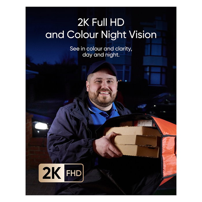 Eufy Video Doorbell E340 - Timbre Vídeo Doble Cámara 2K Full HD, Visión Nocturna Color, Alimentación por Cable o Batería, Exterior, Negro