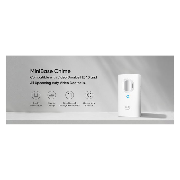 Eufy Video Doorbell E340 - Timbre Vídeo Doble Cámara 2K Full HD, Visión Nocturna Color, Alimentación por Cable o Batería, Exterior, Negro