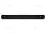 Qoltec 54478 Patch Panel para RACK de 12 puertos con POE, Negro