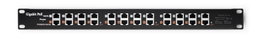 Qoltec 54478 Patch Panel para RACK de 12 puertos con POE, Negro