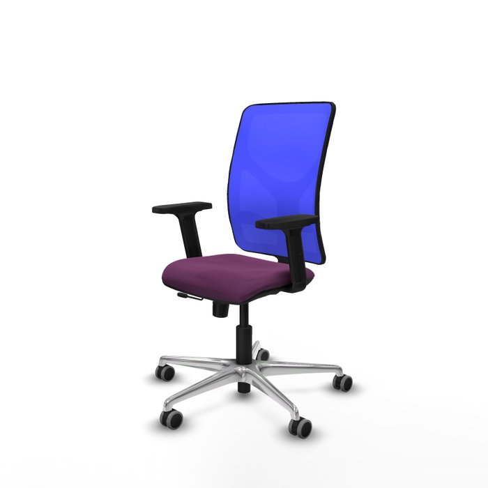 PIQUERAS Y CRESPO Silla de oficina Motilla con mecanismo Sincro/Traslack, Morado y Azul PIQUERAS Y CRESPO Silla de oficina Motilla con mecanismo Sincro/Traslack, Morado y Azul