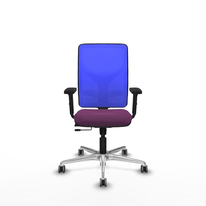 PIQUERAS Y CRESPO Silla de oficina Motilla con mecanismo Sincro/Traslack, Morado y Azul PIQUERAS Y CRESPO Silla de oficina Motilla con mecanismo Sincro/Traslack, Morado y Azul