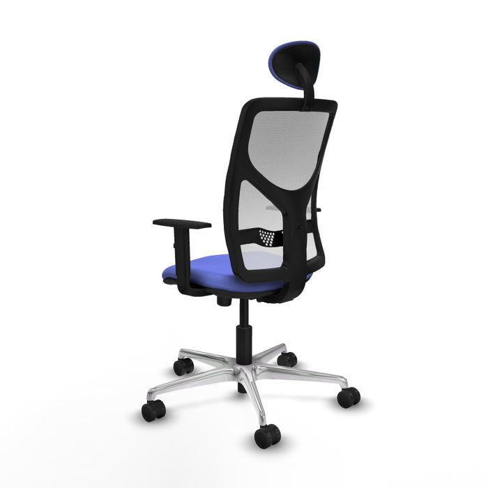 PIQUERAS Y CRESPO Silla de oficina Motilla con mecanismo Sincro, Azul claro y Blanco PIQUERAS Y CRESPO Silla de oficina Motilla con mecanismo Sincro, Azul claro y Blanco