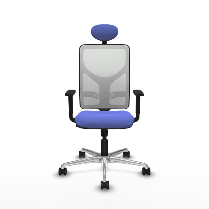 PIQUERAS Y CRESPO Silla de oficina Motilla con mecanismo Sincro, Azul claro y Blanco PIQUERAS Y CRESPO Silla de oficina Motilla con mecanismo Sincro, Azul claro y Blanco
