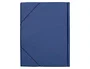 Liderpapel Carpeta Tres Solapas Plástico Folio Color Azul con Gomas