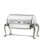 Irei Chaffing Dish Neutral para Buffet, Fuente Calentador Acero Inoxidable Pulido Espejo, 69x39x46 cm