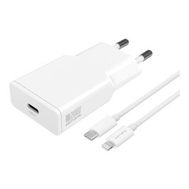 4smarts PDPlug Slim 20W GaN 1C Cargador Rápido USB-C a Lightning Blanco
